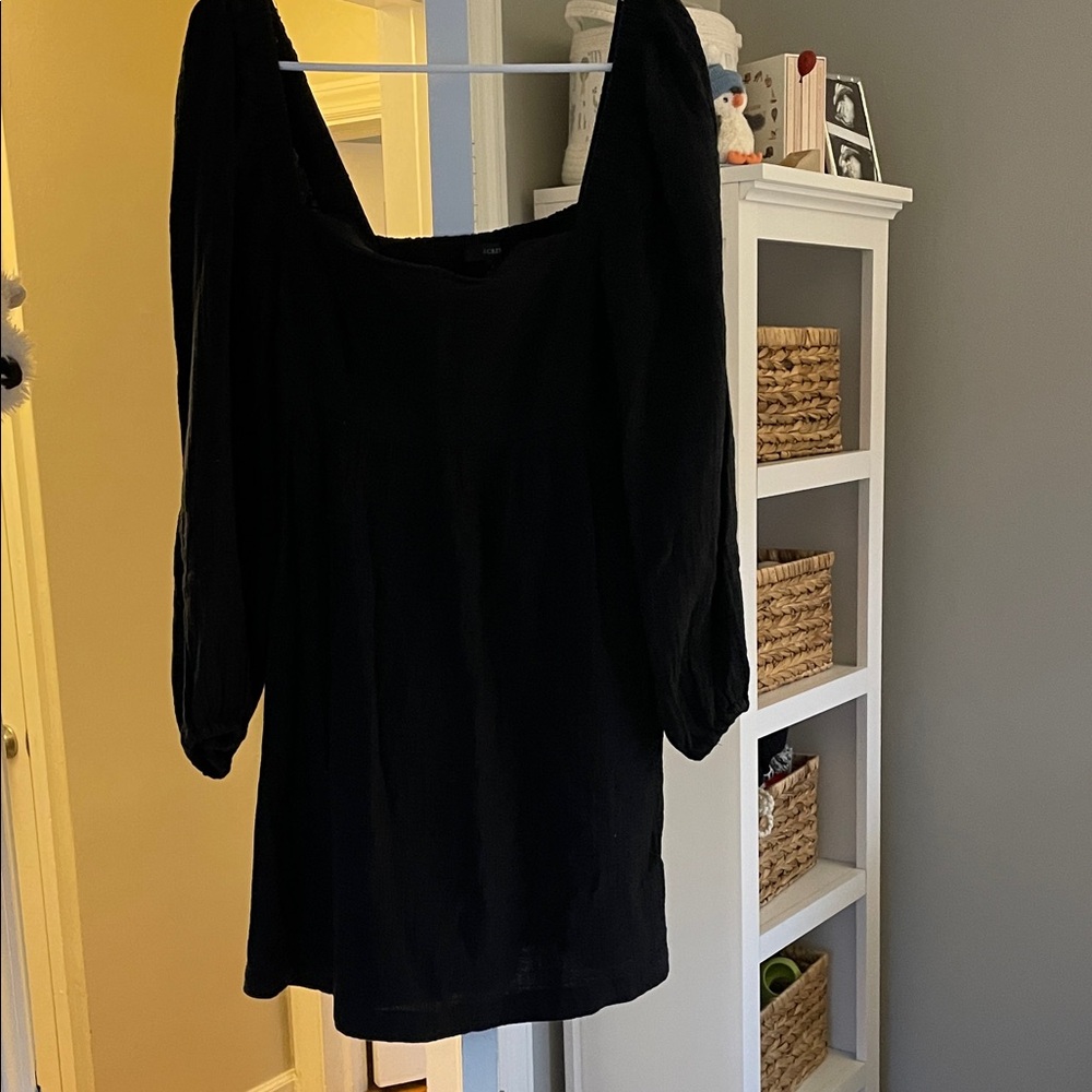 J. Crew Black Women's Linen Dress